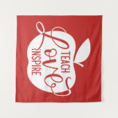 Teach Love Inspire Wandkleed (Voorkant (horizontaal))