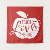 Teach Love Inspire Wandkleed (Voorkant)