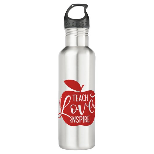 Teach Love Inspire Waterfles (Voorkant)