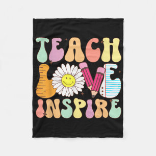 Teach Love Inspireer terug naar schoolleraar Groov Fleece Deken