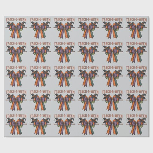 Teach-O-Ween Cadeaupapier (Vlak)