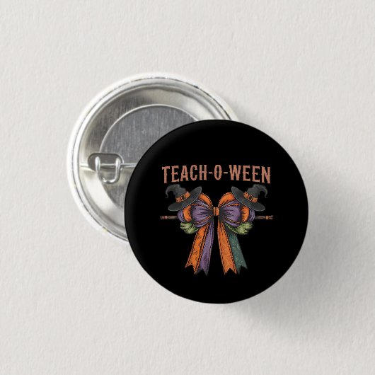 Teach-O-Ween Ronde Button 3,2 Cm (Voorkant /achterkant)