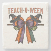 Teach-O-Ween Stenen Onderzetter (Voorkant)