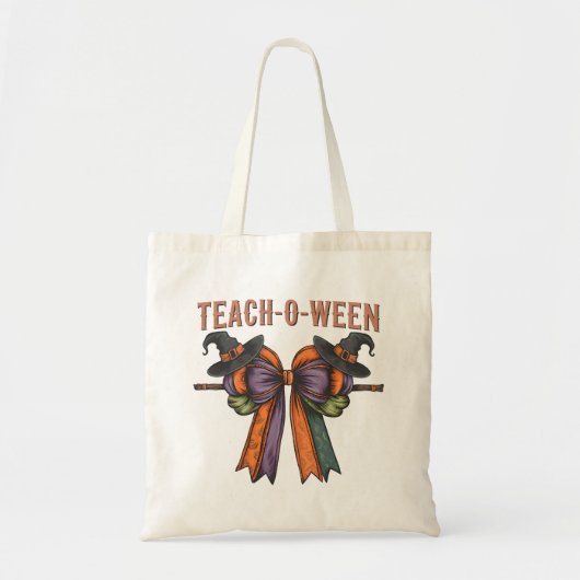 Teach-O-Ween Tote Bag (Voorkant)