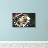 Teach-peace-beweging Canvas Afdruk (Insitu (Houten vloer))