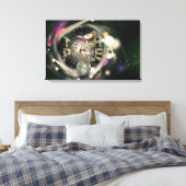 Teach-peace-beweging Canvas Afdruk (Insitu (Slaapkamer))