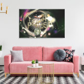 Teach-peace-beweging Canvas Afdruk (Insitu (Woonkamer))