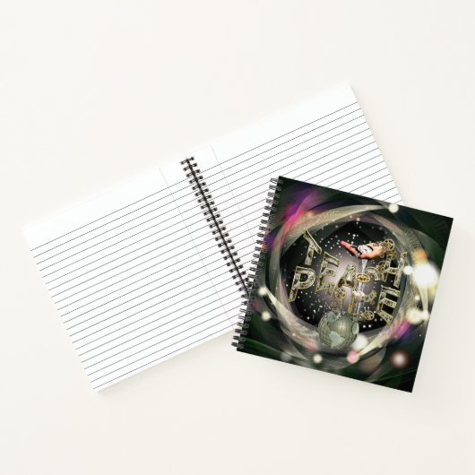 Teach-peace-beweging Notitieboek (Binnen)
