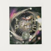 Teach-peace-beweging Wandkleed (Voorkant)