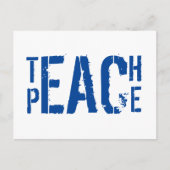Teach Peace Briefkaart (Voorkant)