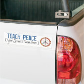 Teach Peace - Bumpersticker (Op Truck)