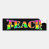 Teach Peace Bumpersticker (Voorkant)