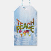 Teach Peace Cadeaulabel (Voorkant)