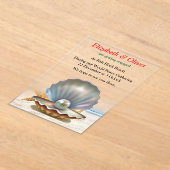 Teach Peace Christmas Gathering Acryl Uitnodigingen (Laagn)