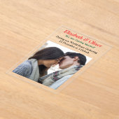 Teach Peace Christmas Gathering Acryl Uitnodigingen (Laagn)