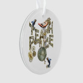 Teach Peace Christmas Gathering Ornament (voorkant)
