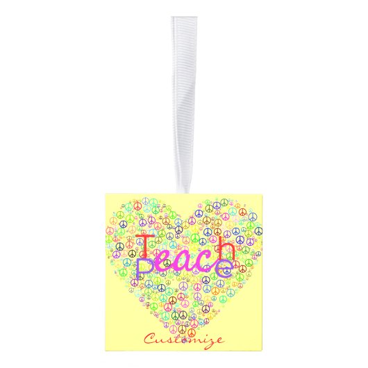 Teach Peace Heart Thunder_Cove Decoratie (Rechts)