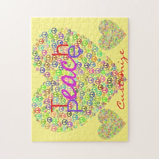Teach Peace Heart Thunder_Cove Legpuzzel (Verticaal)