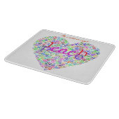 Teach Peace Heart Thunder_Cove Snijplank (Hoek)