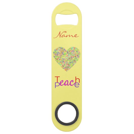 Teach Peace Heart Thunder_Cove Speed Flessenopener (Achterkant)
