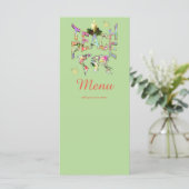 Teach-Peace Kerstmis lunchparty Menu (Staand voorkant)