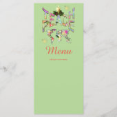 Teach-Peace Kerstmis lunchparty Menu (Voorkant)