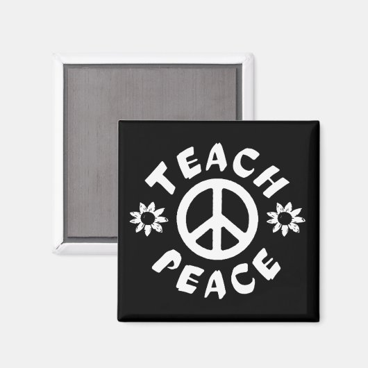 Teach Peace Magneet (Voorkant / Achterkant)