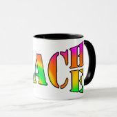TEACH PEACE MOK (Voorkant rechts)