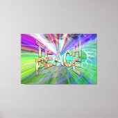 Teach Peace on Earth Canvas Afdruk (Voorkant)