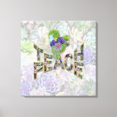 Teach Peace on Earth Canvas Afdruk (Voorkant)