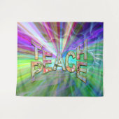 Teach Peace on Earth Wandkleed (Voorkant (horizontaal))