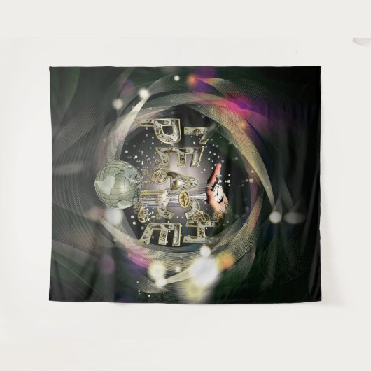 Teach Peace on Earth Wandkleed (Voorkant (horizontaal))