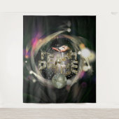 Teach Peace on Earth Wandkleed (Voorkant)