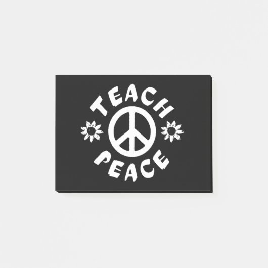 Teach Peace Post-it® Notes (Voorkant)
