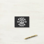 Teach Peace Post-it® Notes (Op bureau)