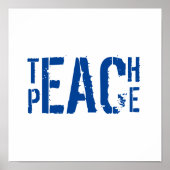Teach Peace Poster (Voorkant)