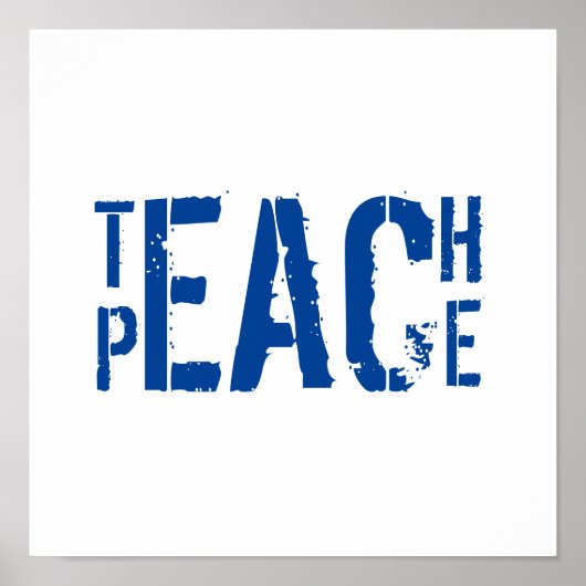 Teach Peace Poster (Voorkant)