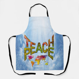 Teach Peace Schort