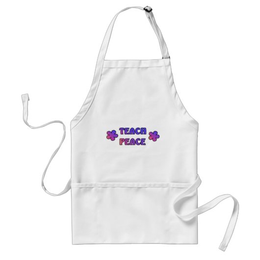 Teach Peace Standaard Schort (Voorkant)