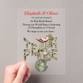 Teach Peace Steampunk Gathering Acryl Uitnodigingen (Insitu (Draagbaar))