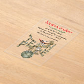 Teach Peace Steampunk Gathering Acryl Uitnodigingen (Laagn)