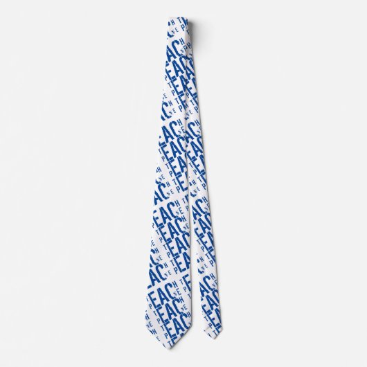 Teach Peace Stropdas (Voorkant)