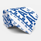 Teach Peace Stropdas (Opgerold)