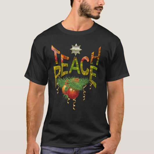 Teach Peace T-shirt (Voorkant)