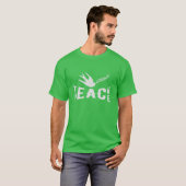 Teach Peace T-shirt (Voorkant volledig)
