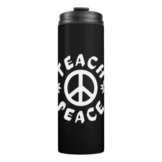 Teach Peace Thermosbeker (Voorkant)