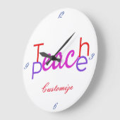 Teach Peace Thunder_Cove Grote Klok (Hoek)