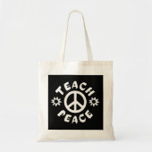 Teach Peace Tote Bag (Voorkant)