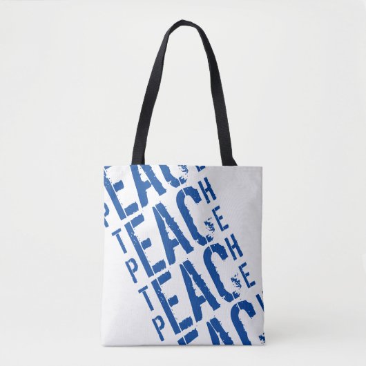 Teach Peace Tote Bag (Voorkant)