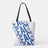 Teach Peace Tote Bag (Achterkant)